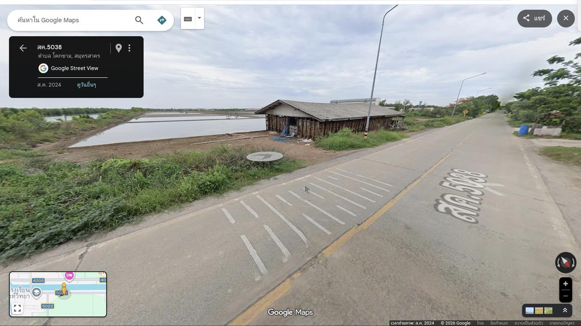 ขายที่ดิน 43 ไร่ ทำเลศักยภาพสูง ติดถนน หน้ากว้างถึง 83 เมตร  ตั้งอยู่ที่ ต.โคกขาม อ.เมือง จ.สมุทรสาคร ติดกับโรงเรียน ใกล้ตัวเมืองมหาชัย เดินทางสะดวก เ 2