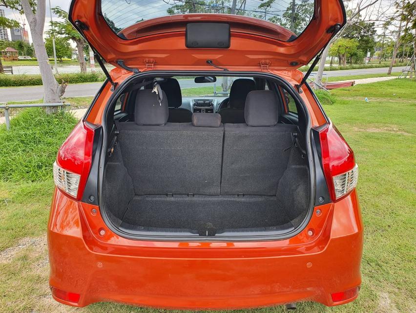 Toyota Yaris Eco 1.2E ออโต้ ปี2017 สีส้ม รถมือ1 ออกห้าง 10