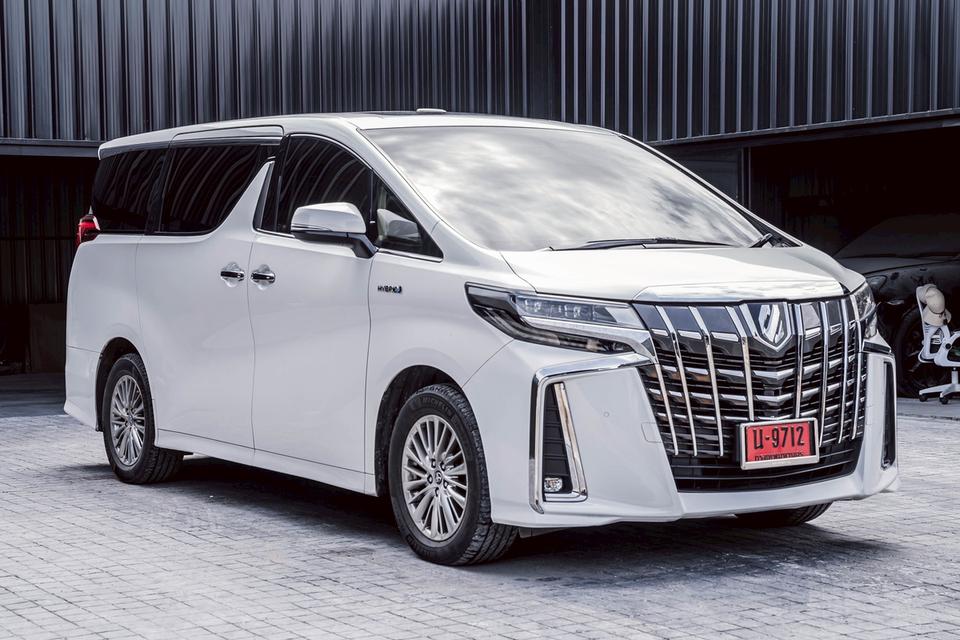 รหัสรถ 67GG7641 TOYOTA #ALPHARD 2.5 HYBRID E-FOUR ปี 2018 สีขาว