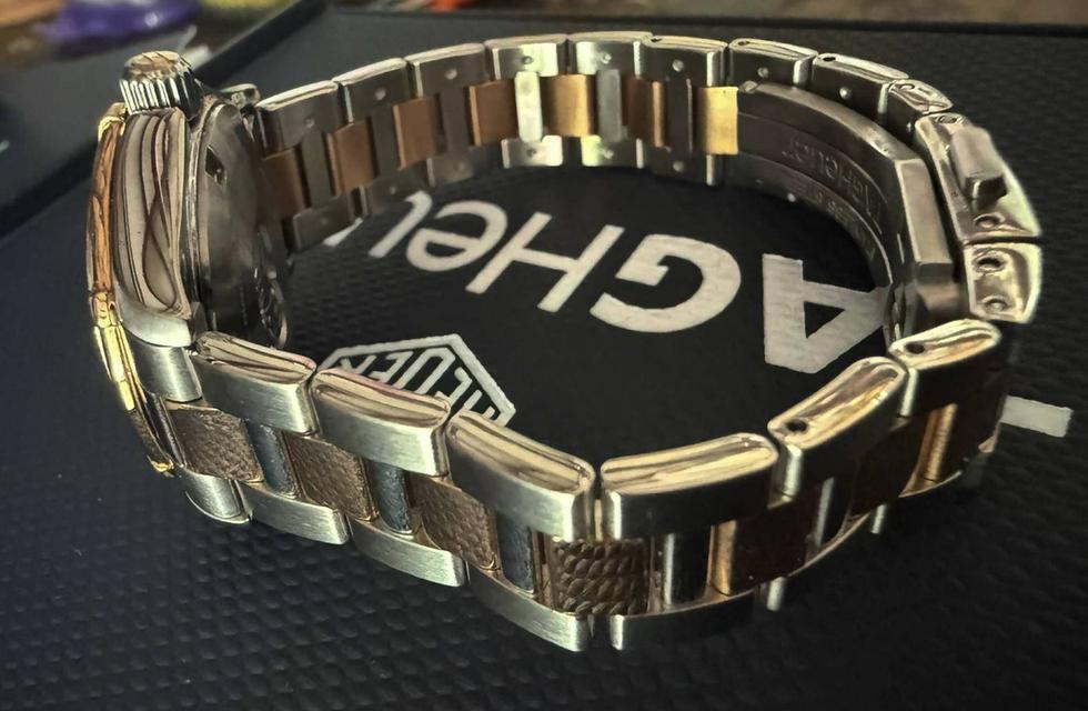 25.TAG Heuer Aquaracer ระบบ Quartz หน้าปัด 28 mm 18k Rose Gold Swiss Ladies Watch  พร้อมกล่องแท้+คู่มือ ใบรับประกัน 8