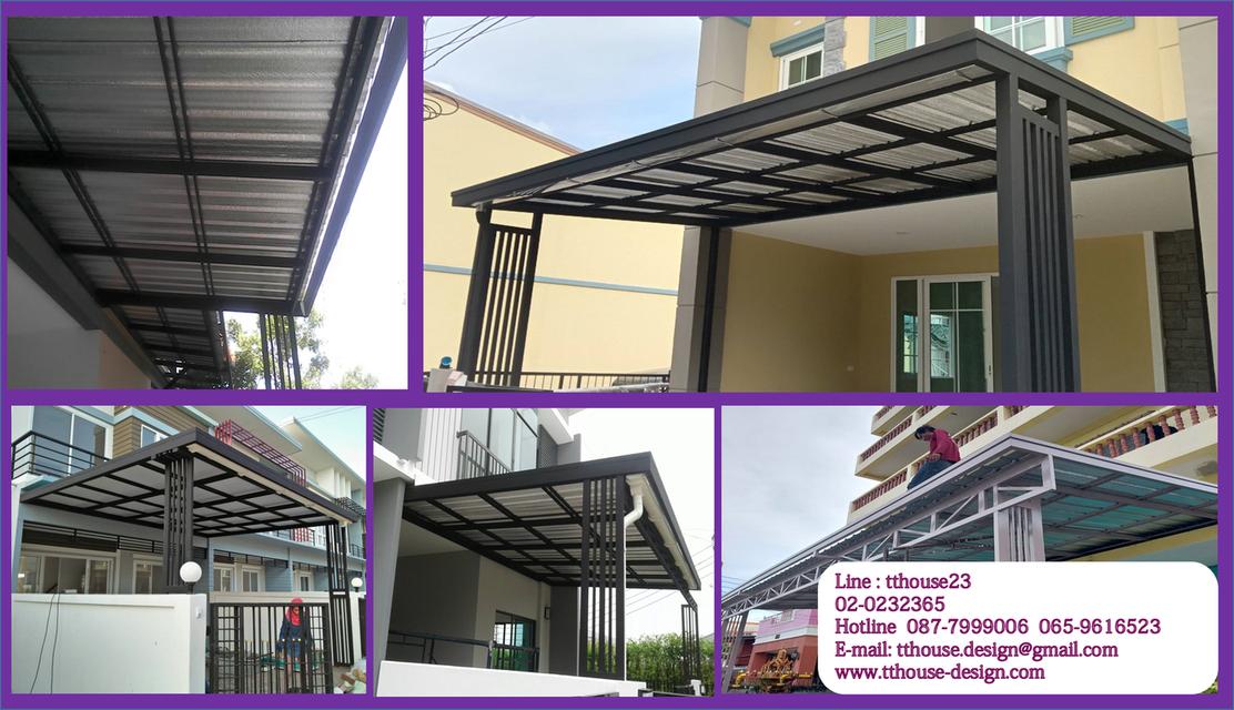 รับเหมา ต่อเติม โครงหลังคา กันสาด ห้องครัว เทพื้น ปูกระเบื้อง 0950920028 2