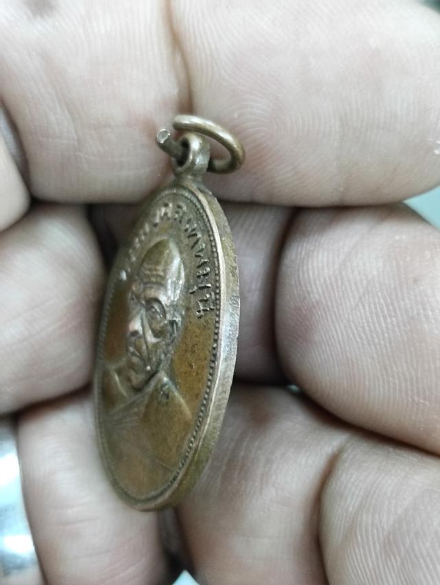 หลวงพ่อสด วัดปากน้ำ รุ่นถวายภัตตาหาร เนื้อทองแดง รูปที่ 3