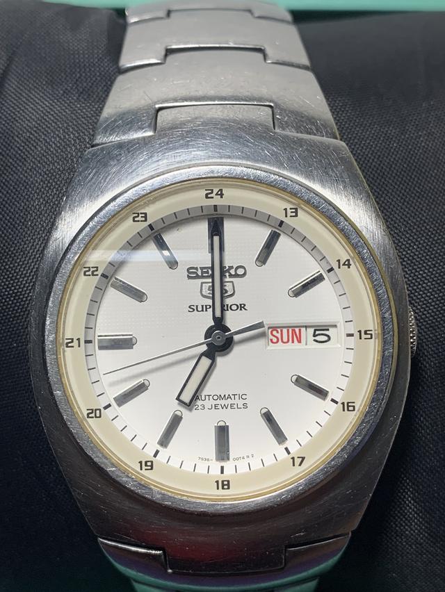 วินเทจ Seiko5 Automatic Supperior 7s36-00N0 23jewels