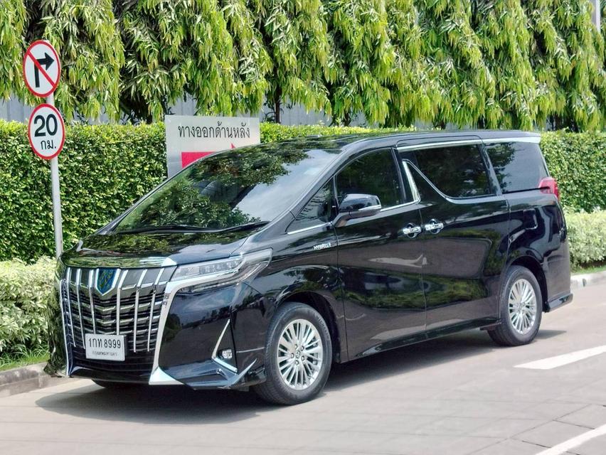 TOYOTA ALPHARD 2.5 HYBRID สีดำ ปี 2021