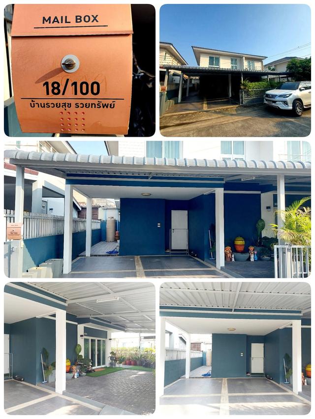 บ้านเดี่ยว2ชั้นหมู่บ้สนประภาทรัพย์ 55.3ตรว.พื้นที่ใช้สอย168ตรม.หทัยราษฎร์39 3