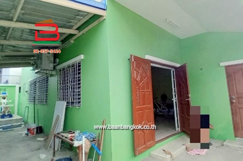 บ้านเดี่ยว หลังมุม การเคหะมีนบุรี (คลองเก้า) เนื้อที่ 38 ตรว. ถนนไมตรีจิต-คลองเก้า เขตคลองสามวา
