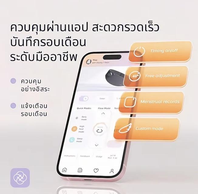 อุปกรณ์ที่ช่วยทำให้คุณผู้หญิงช่วงเป็นเมนส์สบายตัวมากเพราะช่วยให้ความอุ่นระหว่างที่สวมใส่ รูปที่ 6