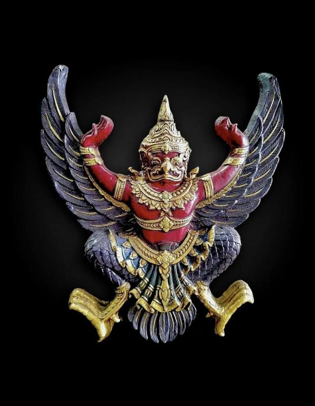 พญาครุฑแขวนผนัง พิมพ์หน้าดุ ขนาด30ซม 2