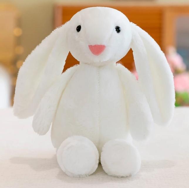 พร้อมส่ง ตุ๊กตากระต่าย หูยาว ตุ๊กตากระต่ายตุ๊กตา ตัวนุ่มน่ากอด ของขวัญวันเกิด