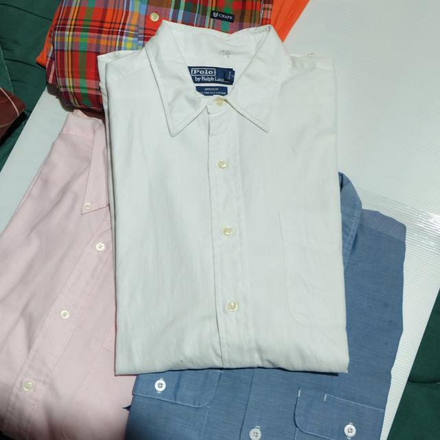 เสื้อเชิ้ต แบรนด์เนมมือสอง size XL Armani Nautica Big mac Boss Calvin Klein Polo Ralph Lauren  8
