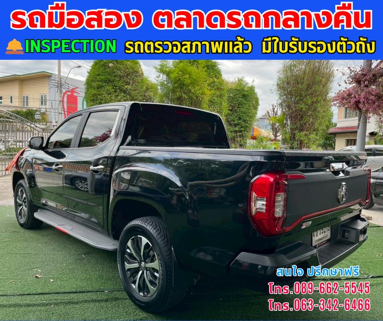 🚘ปี2023 MG Extender 2.0 Double Cab  Grand X ⭐ไมล์แท้เพียง 64,xxx กม. 📌มีรับประกันศูนย์ ถึง2027 ⚙️เครื่องดีเซล ✨เกียร์ออโต้ 4