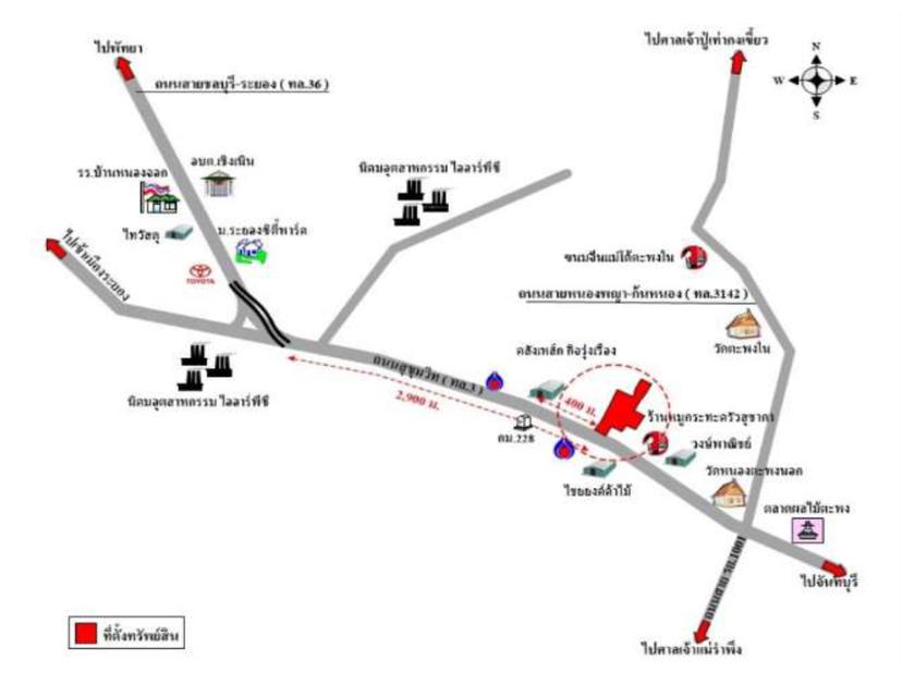 ให้เช่า โกดังพร้อมลานคอนกรีต ทำเลทองติดถนนสุขุมวิท เมืองระยอง 2