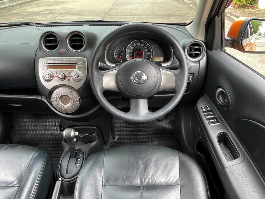 Nissan March 1.2VL เบนซิน เกียร์ออโต้  ปี2012 8