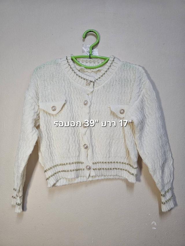 เสื้อผ้าแฟชั่น ชุดเซ็ทกันหนาว/เดรส ผ้าคาร์ดิแกนยืดตามสรีระ ไซส์ในภาพ ส่งต่อสภาพดี ไม่มีตำหนิ (ซื้อป้ายทุกชุด) รูปย่อยที่ 3