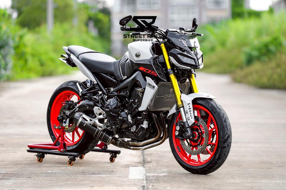 2020 Yamaha mt-09 | ปี 2020 | สีเทา ล้อส้มสุด⚡ วิ่งเพียง 28,xxx กม. สภาพสวยจัด ขี่มันส์ทุกเกียร์ 🔊 ท่อแท้ termignoni เสียงดุดัน 11