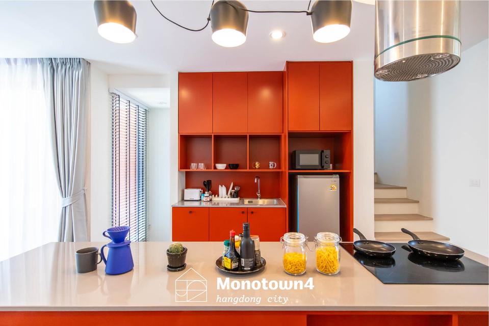 บ้านโซนหางดงเชียงใหม่ โครงการ Monotown 4 ทาวน์โฮม 3 นอน ฟังก์ชันครบ มีคอร์ตยาร์ดและสวนส่วนตัว ใกล้กาดฝรั่ง 5 นาที 7