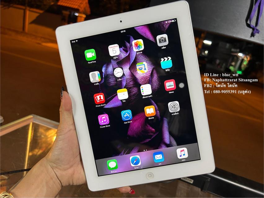 IPAD (3RD GEN) WIFI 16GB เครื่องศูนย์ไทย สภาพสวยตามรูป ไม่มีรอย ใช้งานปกติ