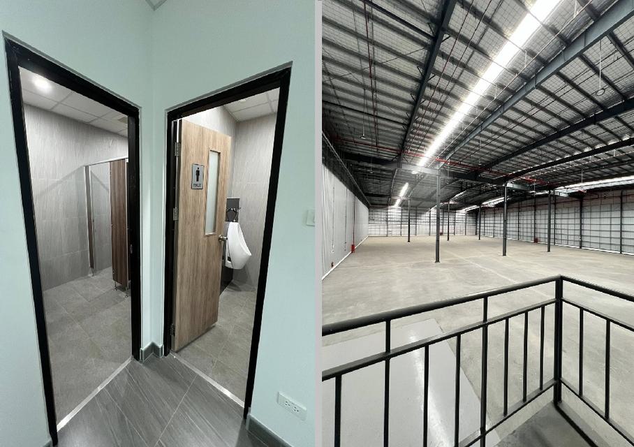 ให้เช่าโกดัง โรงงาน พร้อม Office 2 ชั้น / เขต Free Zone ขอใบอนุญาต รง.4 ได้ มีว่าง 2 ยูนิต / พื้นที่ใช้สอย 3997 ตารางเมตร / ทำเล บางนา ตราด กม.46 7