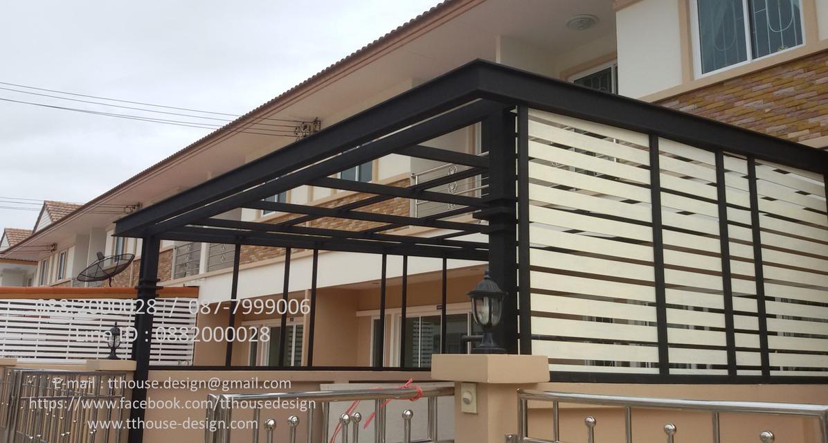 รับเหมา ต่อเติม โครงหลังคา กันสาด Line dddesign23 รูปที่ 15