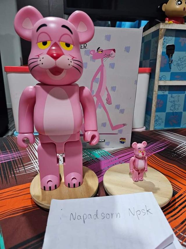 BearBrick Pink Panther 1