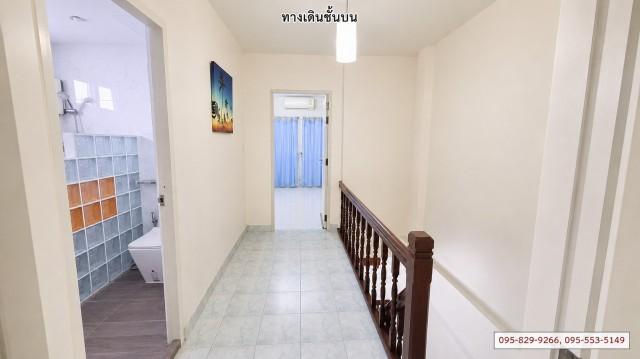 ขายทาวน์เฮ้าส์ 2 ชั้น หลังริม 24 วา เซ็นทรัล เวสต์เกตอยู่ตรงข้ามหมู่บ้าน,ใกล้ MRT บางใหญ่ มีพื้นที่สวนด้านข้างและหลังบ้า 7