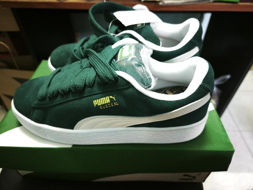 รองเท้า puma Suede XL Dark Myrtle- Warm White