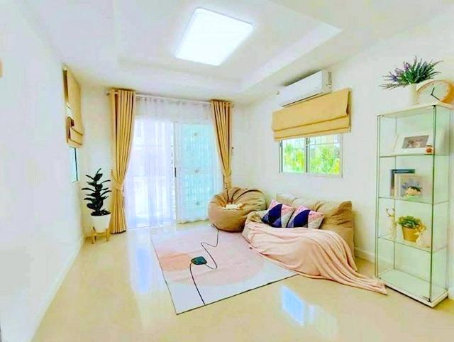 ตลาดประชาอุทิศ90 1.2กม.บ้านเดี่ยว 2 ชั้นสุดหรา 41ตร.วา. บิ๊กซี ประชาอุทิศ 1.2กม. ใหม่สไตล์มูจิ จัดเต็มเฟอร์ฯ สารสาสน์วิเ 2