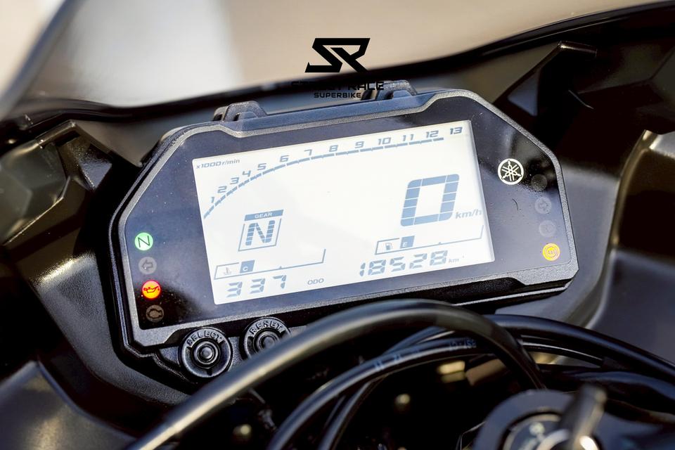 2021 Yamaha yzf-r3 ปี 2021 น้ำเงินเทา ทรงเดิม สภาพสวยกริ๊บ! 6