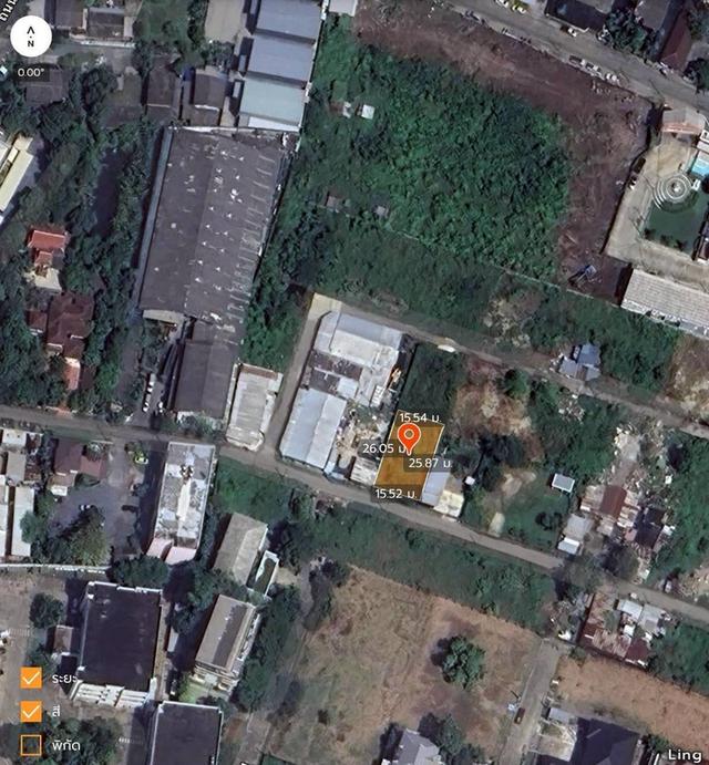 Vายถูกที่ดินใกล้สวนหลวง ร.9 เนื้อที่ 100 ตารางวา ติดถนนคอนกรีตสาธารณะ  เฉลิมพระเกียรติ ร.9 ซอย 36 พระโขนง กทม 8