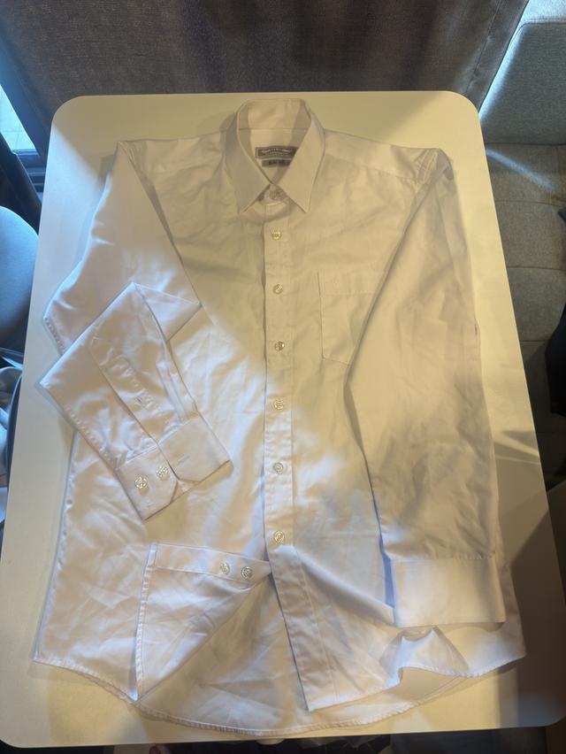 เสื้อเชิ้ตสีขาวแขนยาว ยี่ห้อ BP หล่อๆ 7
