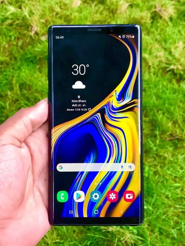 มือถือพร้อมใช้งานสภาพดีมาก Samsung Galaxy Note 9 3