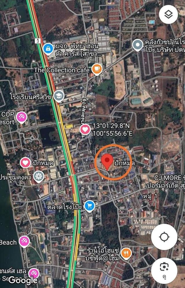 ขายที่ดินใกล้สุขุมวิทพัทยา 10 ไร่ ทำเล(โรงโป๊ะ)เหมาะสร้างโรงเรียน สร้างบ้านจัดสรร 1