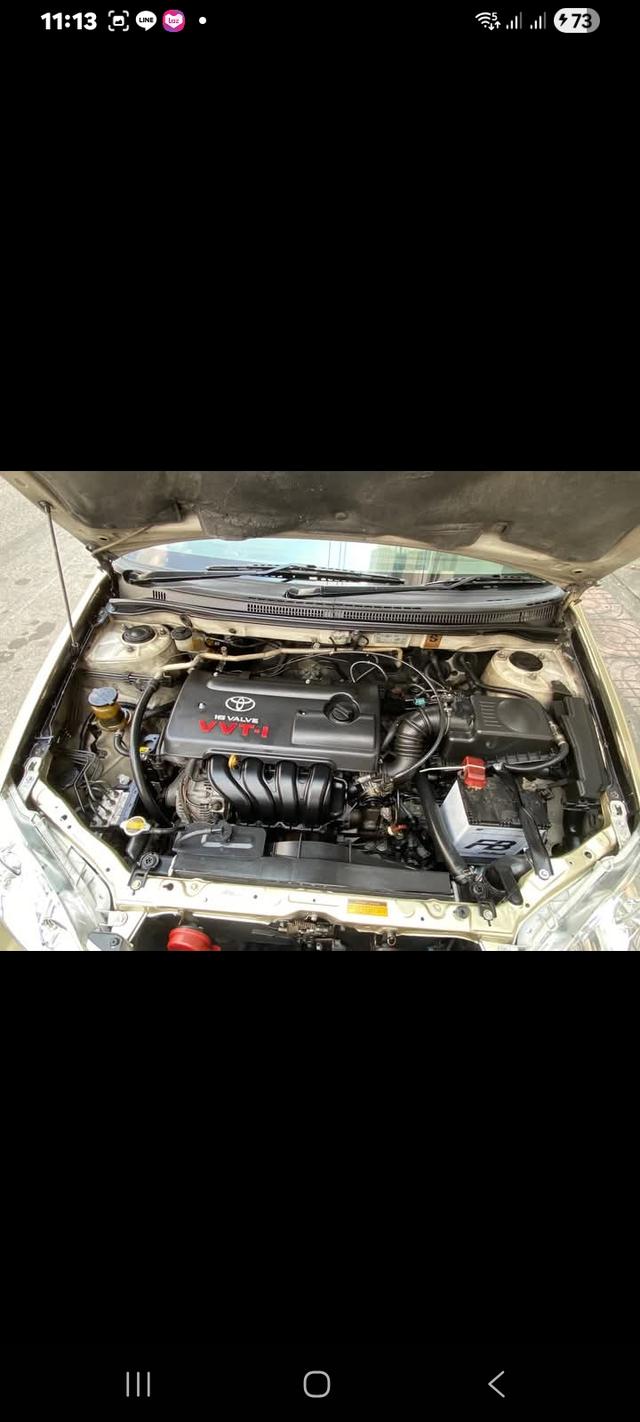 Toyota Altis ปี 2003 สีบรอนซ์ทอง เบาะคู่หน้าเปลี่ยนใหม่ รูปที่ 2