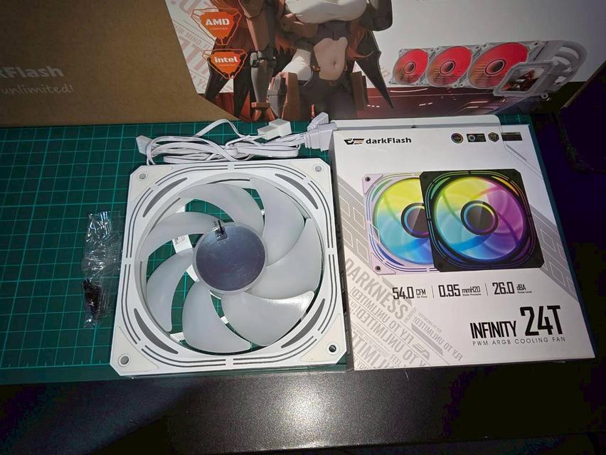 DarkFlash DV360S ชุดระบายความร้อน CPU ด้วยน้ําสามตอน และ พัดลมเคสคอม (ไม่ผ่านการใช้งาน) รูปที่ 4