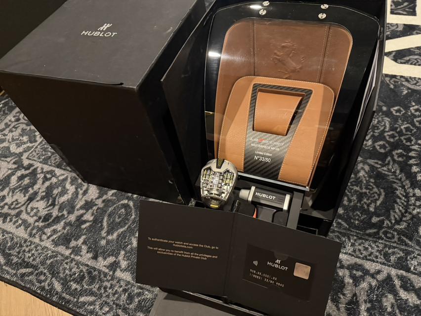 Hublot Laferrari MP-05 ผลิต 50 เรือนในโลก เรือนนี้เป็นเลขเบิ้ล 33 / 50 fullset เจ้าของขายเอง รูปที่ 6