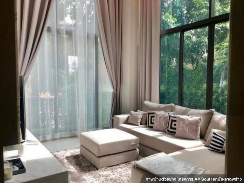 โครงการ SOUL เอกมัย-ลาดพร้าว โฮมออฟฟิศ บ้านเดี่ยว แปลงมุม 3 ชั้น 65.7 ตารางวา 5 ห้องนอน 6 ห้องน้ำ 6