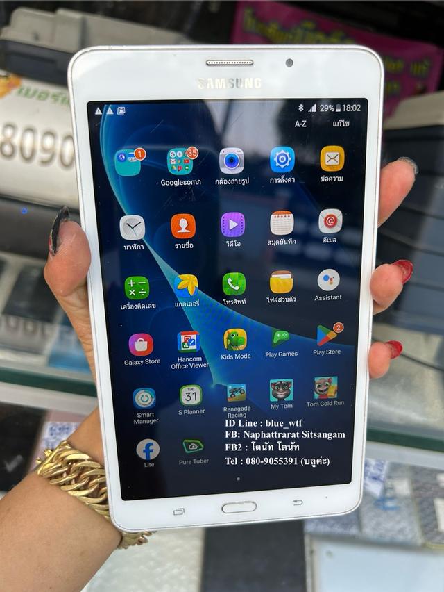 Samsung Tab A (6) 7นิ้ว  ใส่ซิมโทรได้ 4G ใช้งานปกติ ได้ทุกซิมแบตดี รูปที่ 2