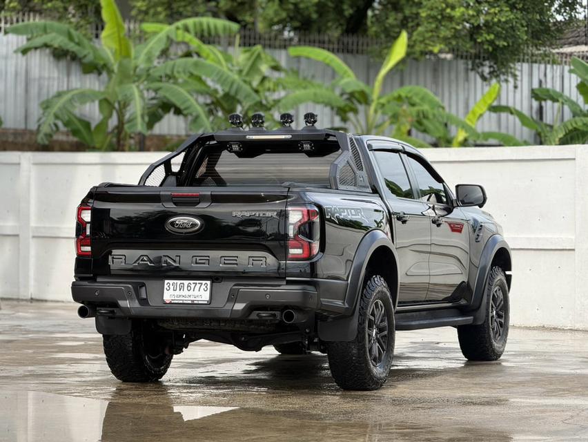 FORD RANGER, 3.0 RAPTOR ECOBOOST 4WD เบนซิน โฉม DOUBLE CAB สีดำ เกียร์ออโต้ 10 สปีด  มือเดียวป้ายแดง ปี2022 🚀🚀 เลขไมล์ 65,500  km.♦️วารันตีศูนย์ 5 รูปที่ 5