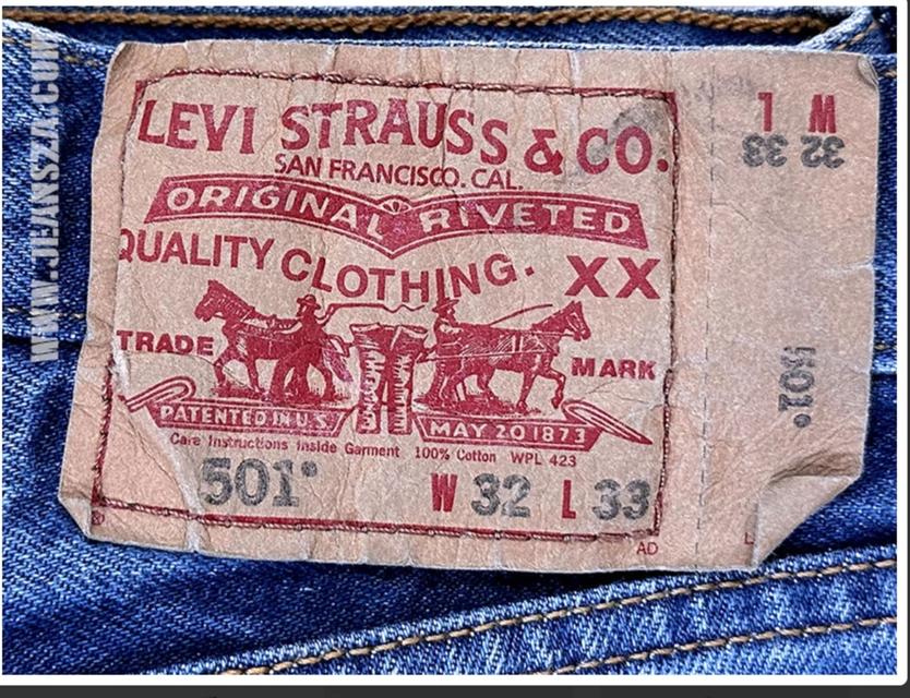กางเกงยีนส์ ลีวายส์ 501-0000 มือสอง ของแท้ รูปที่ 7