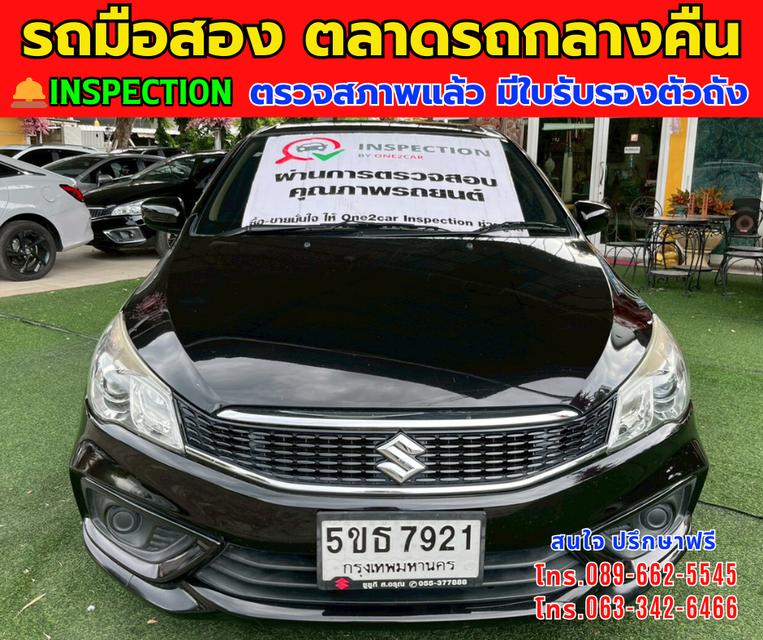 🚘ปี2021 Suzuki Ciaz 1.2  GL ติดแก็ส LPG  ⭐ไมล์แท้ 51,xxx กม. 📌เกียร์ธรรรมดา  ✨ประหยัดน้้ำมัน  ⚙️เครื่องเบนซิน ติดแก็ส LPG ถังโดนัท 