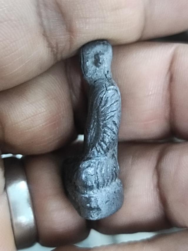 รูปหล่อหลวงพ่อเดิม วัดหนองโพธิ์ เนื้อตะกั่วหัวลูกปืน