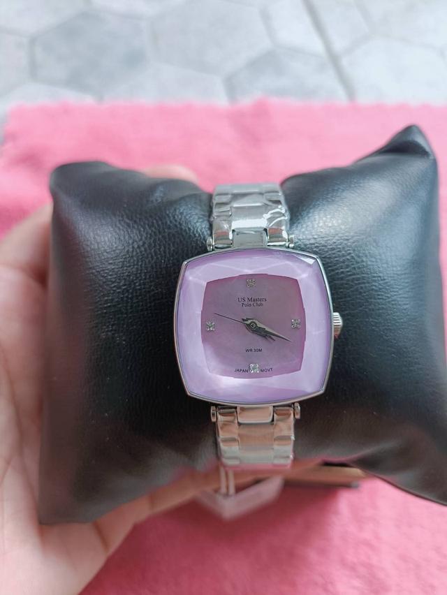 โปโล นาฬิกาข้อมือสุภาพสตรี รุ่น FIRST LADY CRYSTALLINE DATE LILAC 6