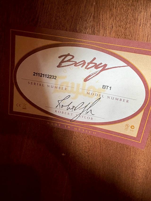 Taylor Guitars รุ่น: Baby Taylor BT1 [FREE BAG] 5