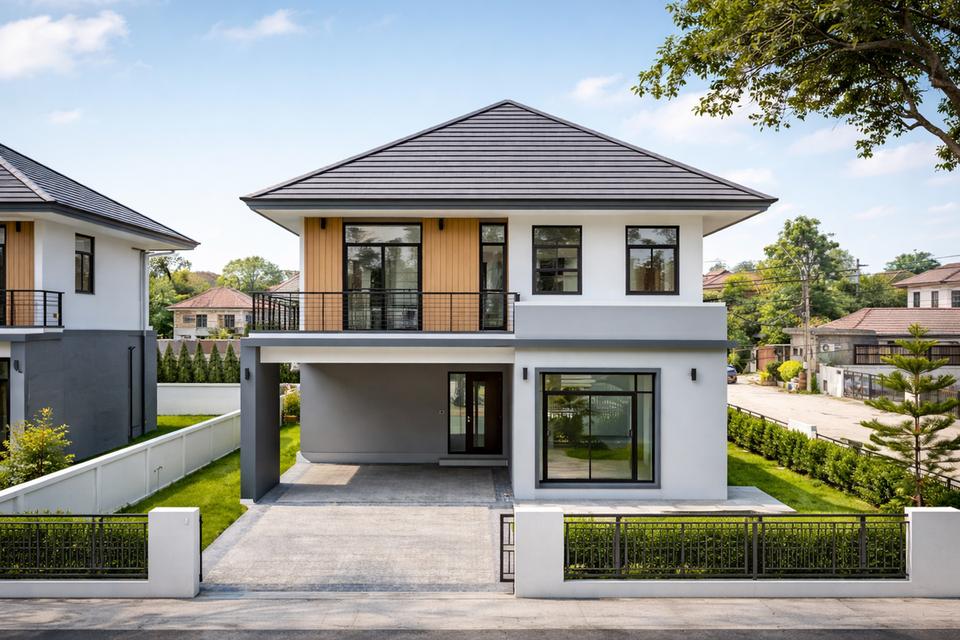 โครงการ เค.ซี. เนเชอรัลวิว บางนา-เทพารักษ์ , บ้านเดี่ยว 2 ชั้น ดีไซน์ Modern 1