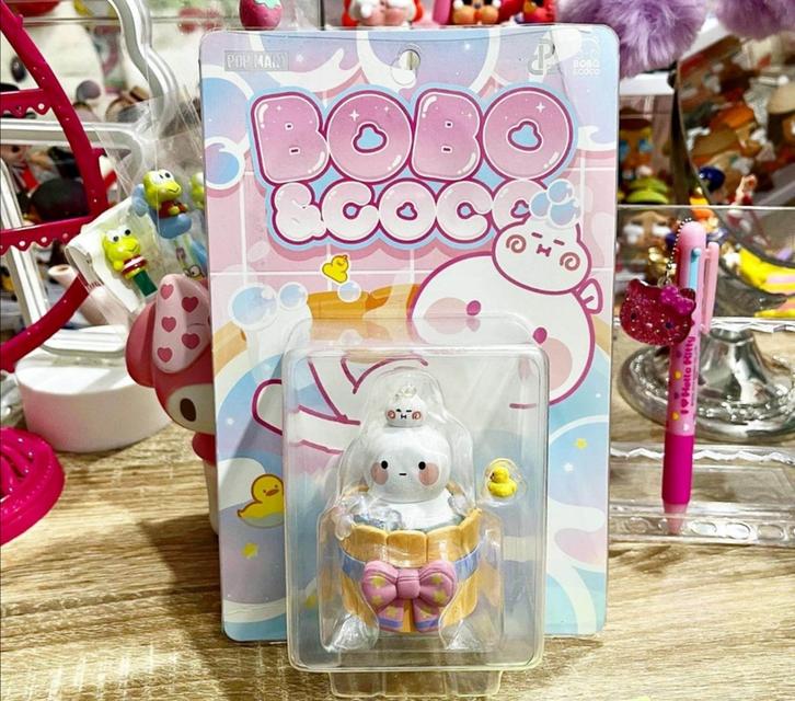 POP MART BOBO COCO Relax SPA with Yellow Duck Enjoy Anime Figure Bobococo Little Balloon Kawaii Desi 2