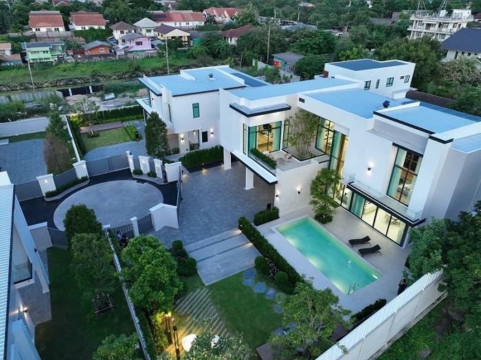 ขายบ้านเดี่ยวบ้านสวยหลังใหญ่ เปิดตัวโครงการใหม่ The Master ราชพฤกษ์ - ปิ่นเกล้า ซอยสวนผัก29 ตลิ่งชัน กทม. 1