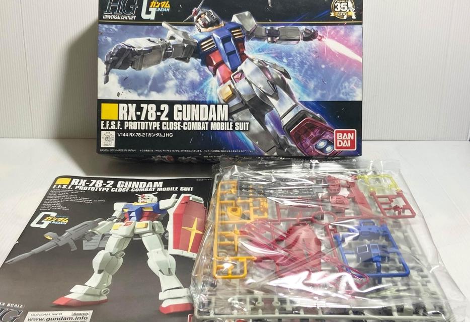 โมเดล กันดั้ม HG RX-78-2 Bandai 3