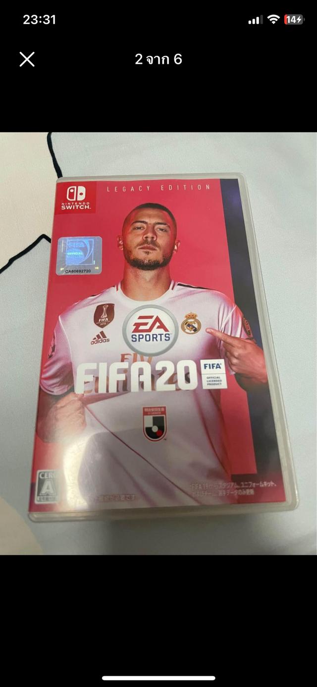 ขายแผ่นเกมส์ Fifa Nuntendo Switch 2020
