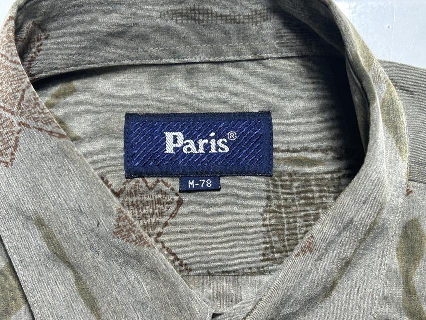 ðĨ VINTAGE 90s! āđāļŠāļ·āđāļāđāļāļīāđāļ Paris āļĨāļēāļĒāļāļĢāļēāļāļīāļāļāļāđāļāđāļē Abstract āļāđāļēāļāļĢāļīāđāļ§āļāļīāđāļāļāļąāļ§ āļŠāļ āļēāļāļāļĢāļīāļ ðĨ āļĢāļđāļāļāļĩāđ 5