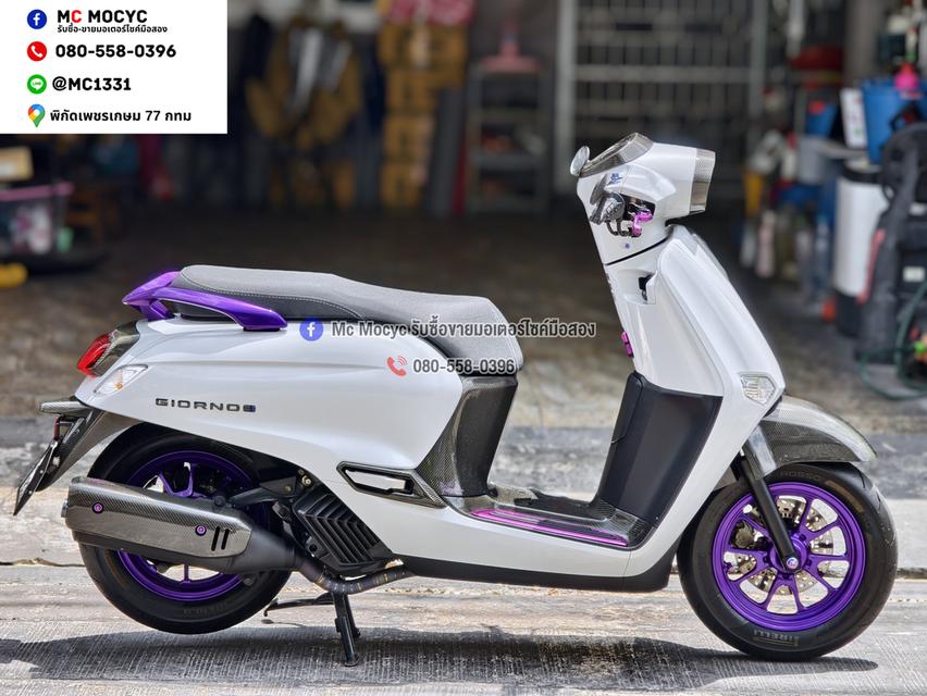Giorno Plus 2024 รุ่นTOP ABS รถบ้านแท้มือเดียว ของแต่งหมดเป็นแสน No1449 รูปที่ 6